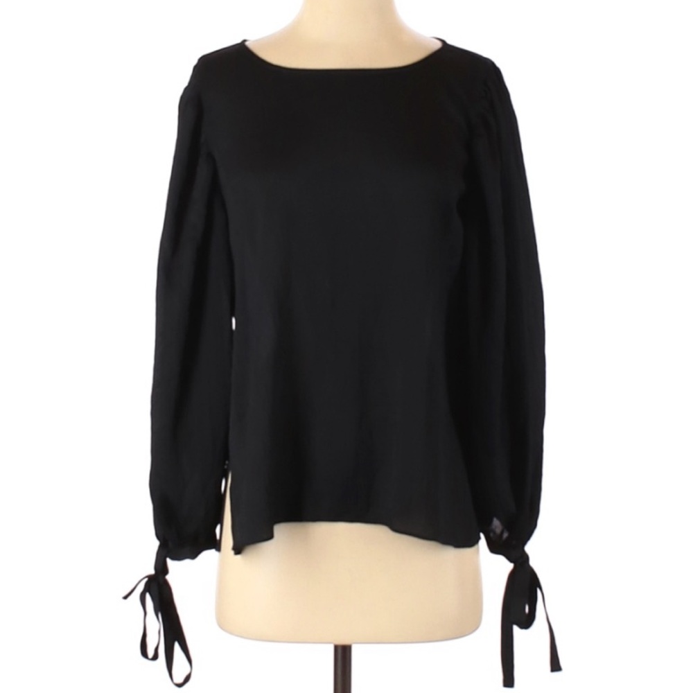 Ann Taylor tie sleeve blouse